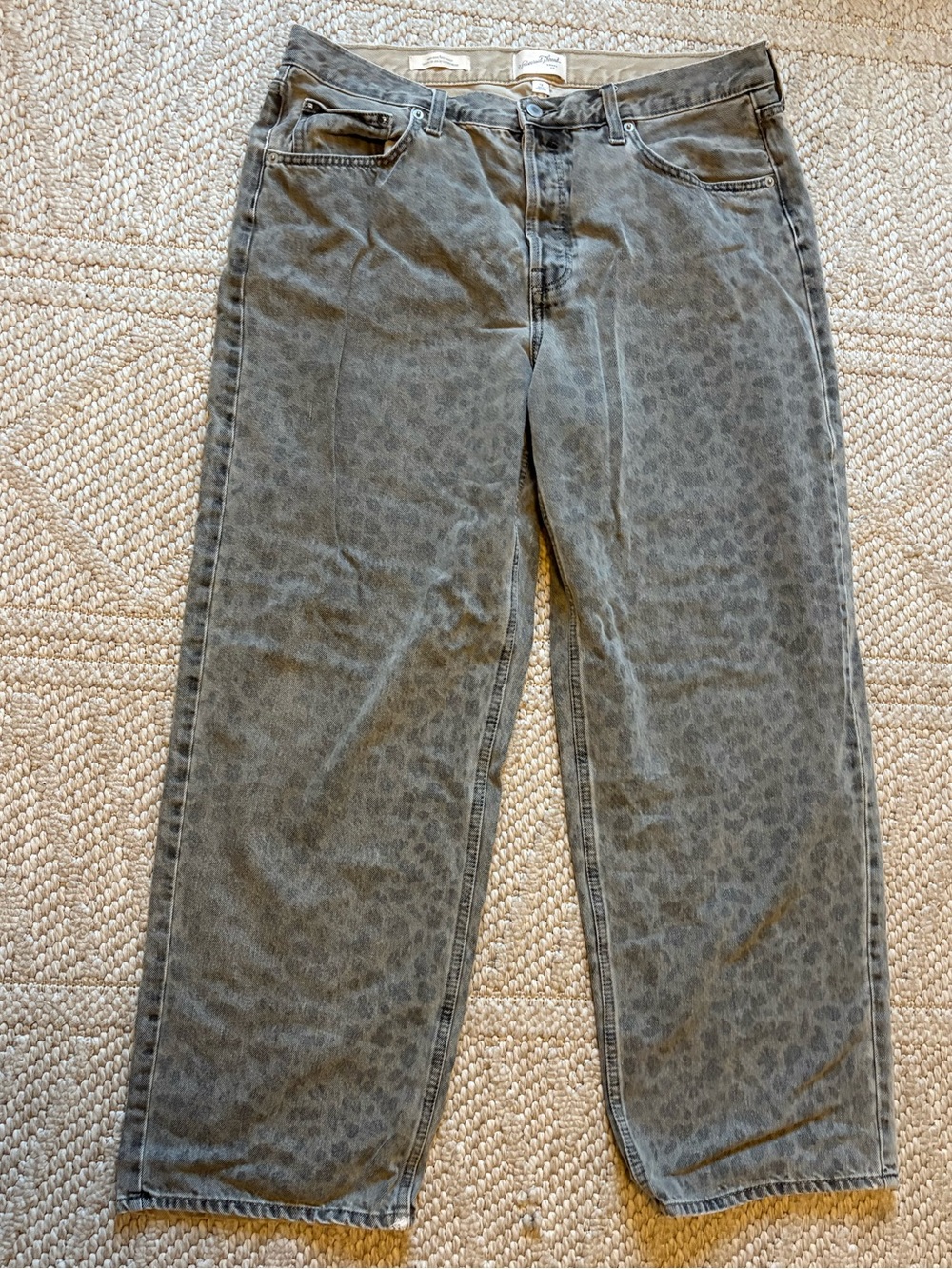 Women’s size 14 pants bundle leopard straight leg and American Eagle Cargo